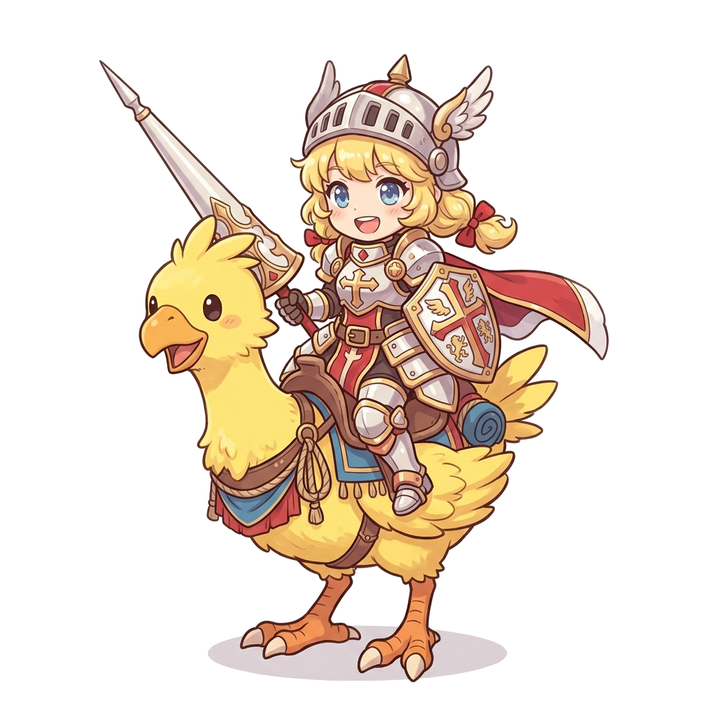 Crusader on Peco Chibi